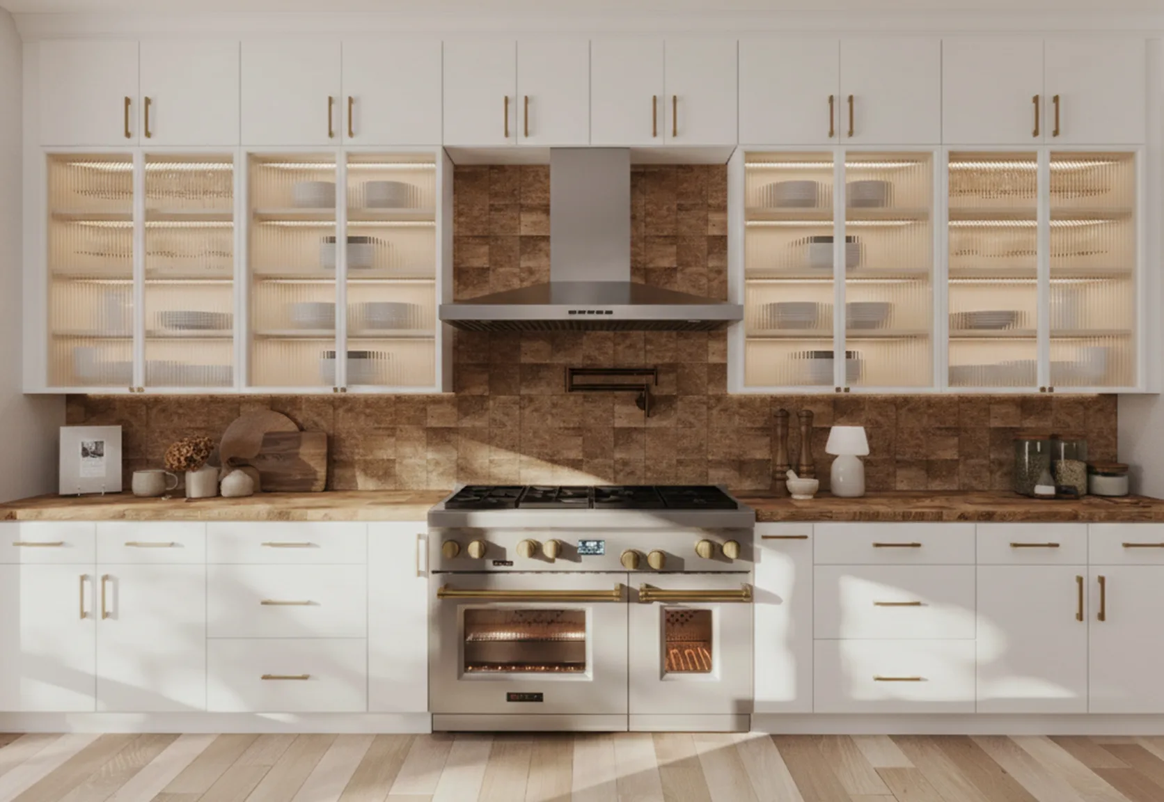 Matte White kitchen cabinets installed in Toronto home
