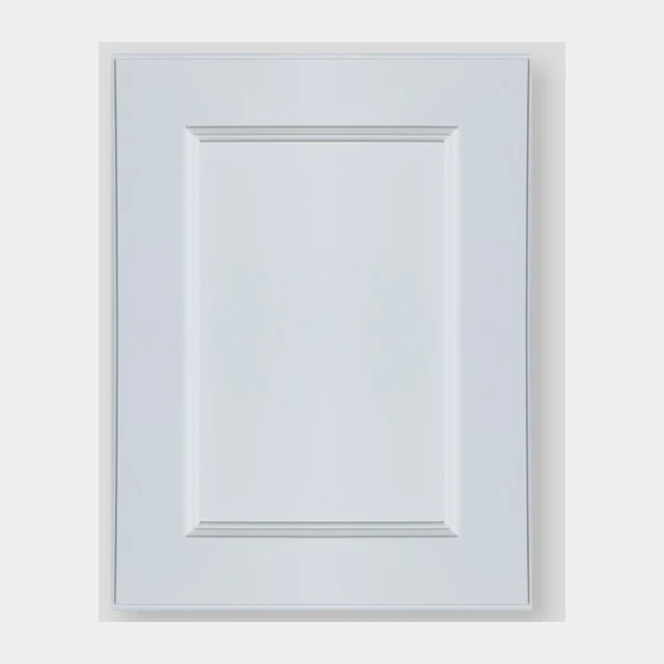 Double Shaker White cabinet door swatch - Painted finish