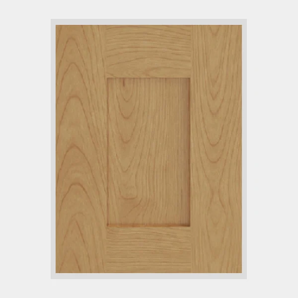 Shaker Maple Caramel cabinet door swatch - Stained finish