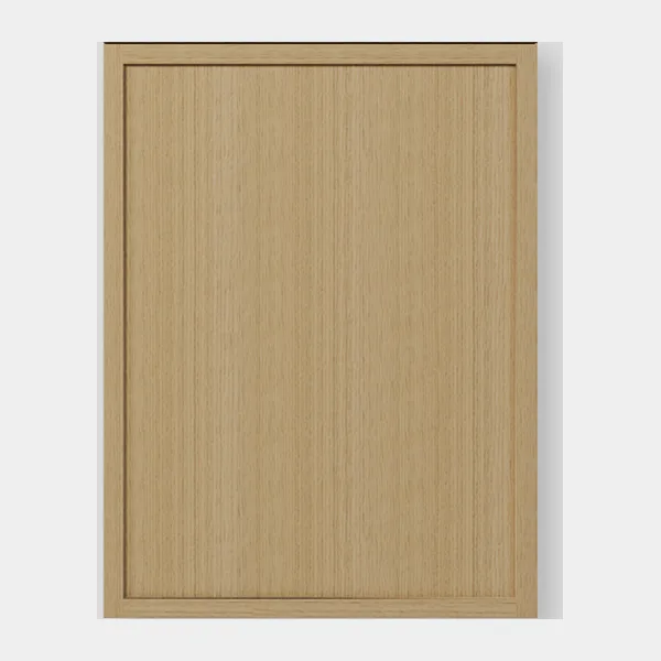 Slim Shaker Veneer cabinet door swatch - Veneer finish
