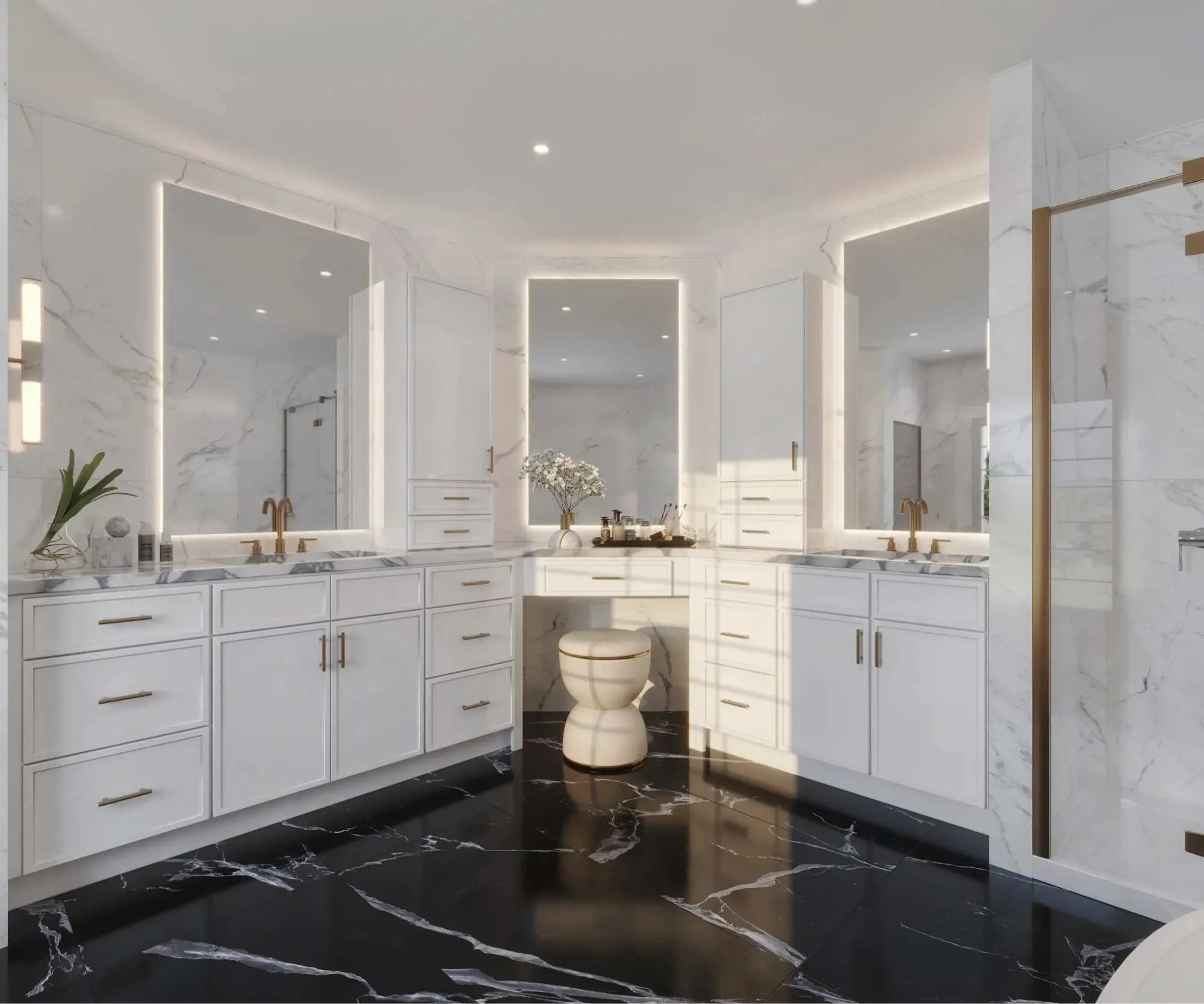 Bathroom cabinet renovation 10 in Toronto