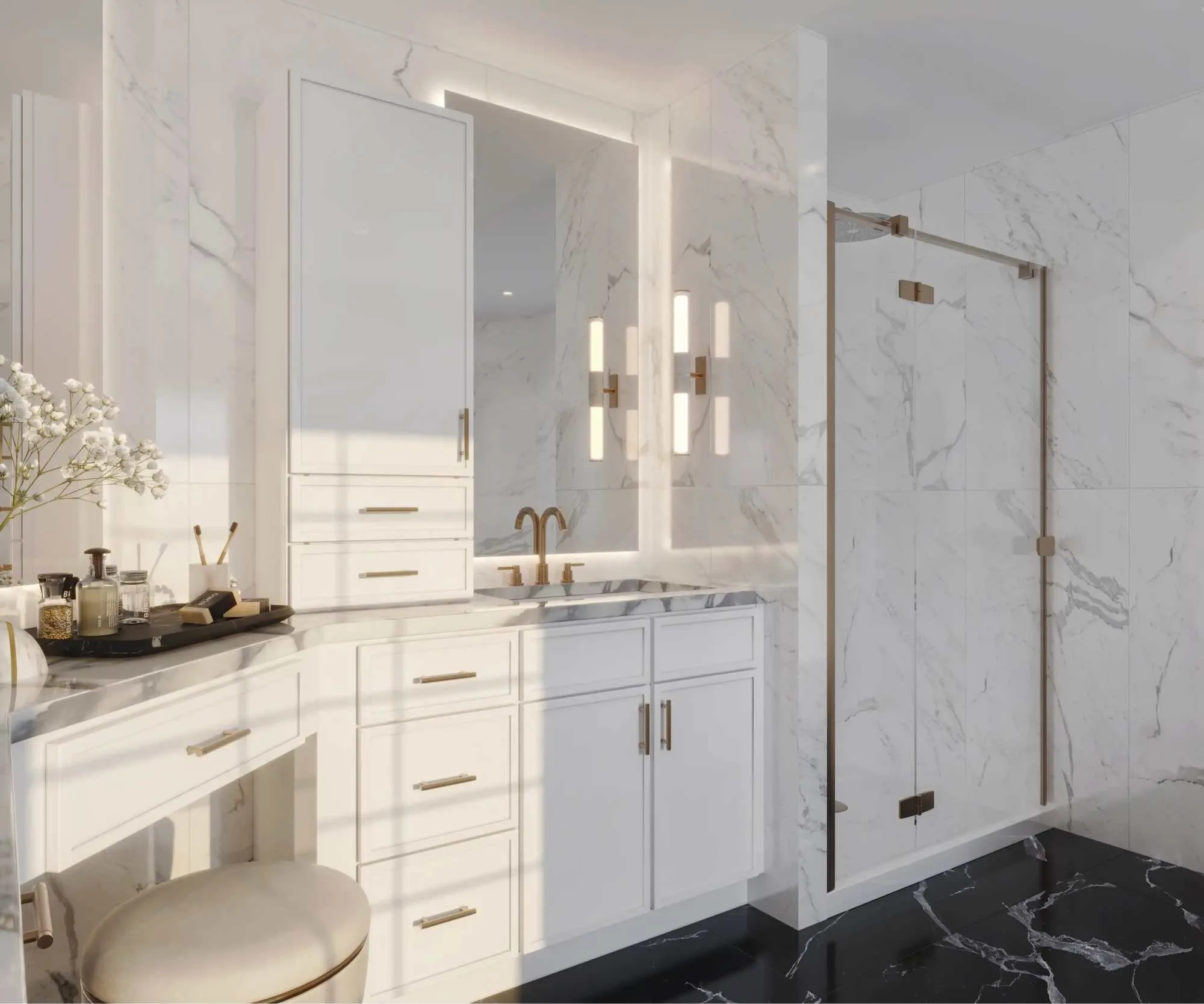 Bathroom cabinet renovation 11 in Toronto