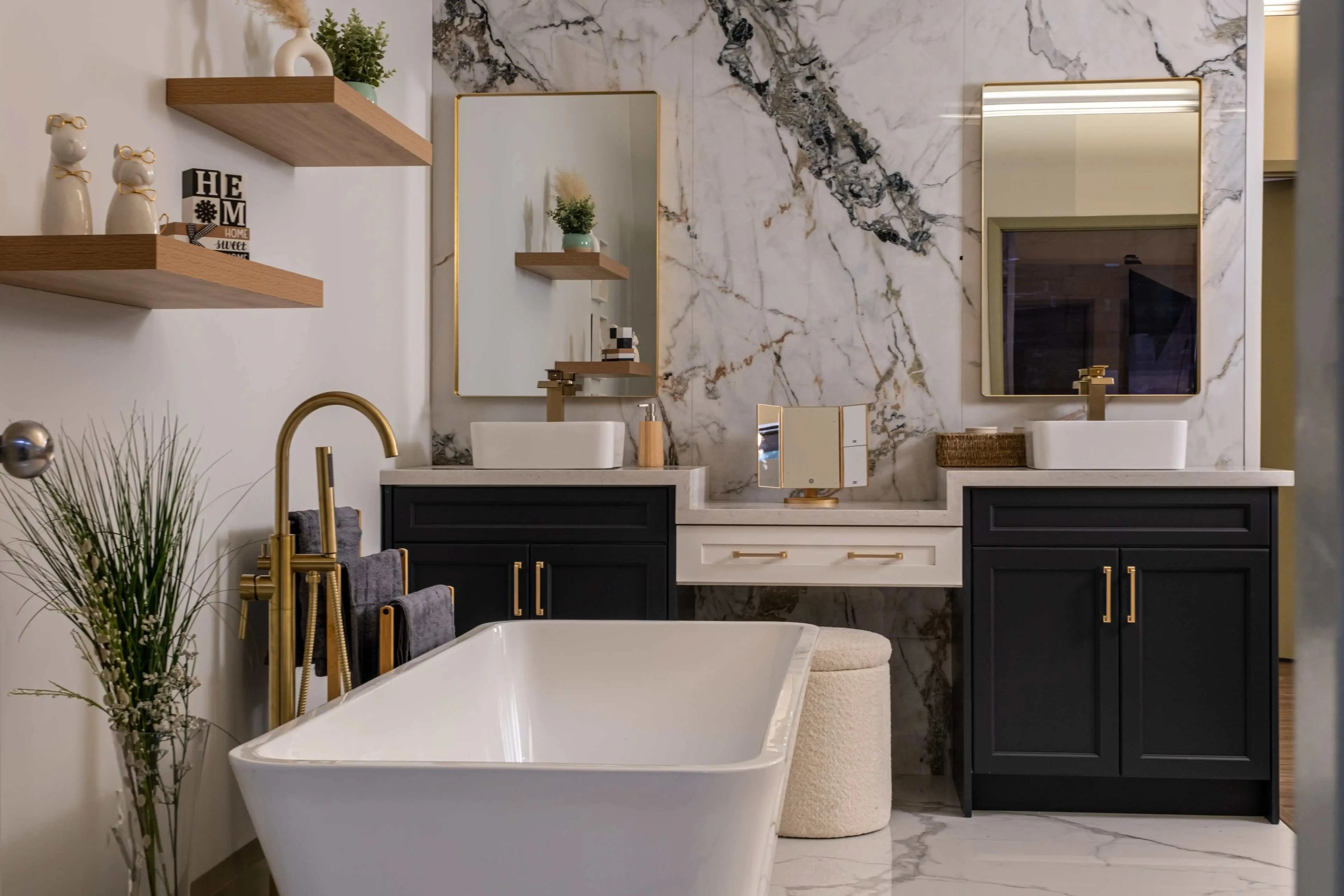 Bathroom cabinet renovation 2 in Toronto