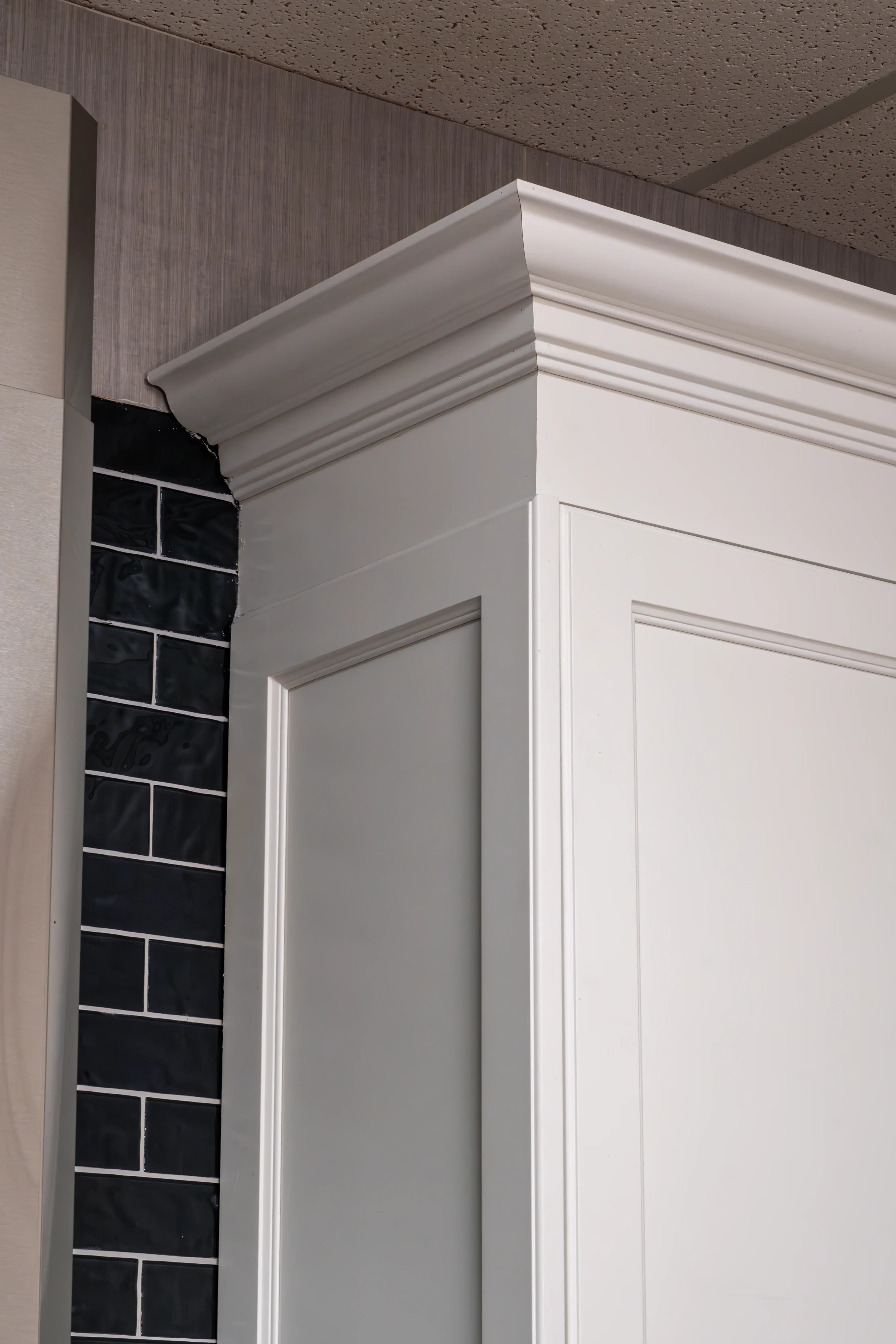 Double Shaker White cabinetry detail