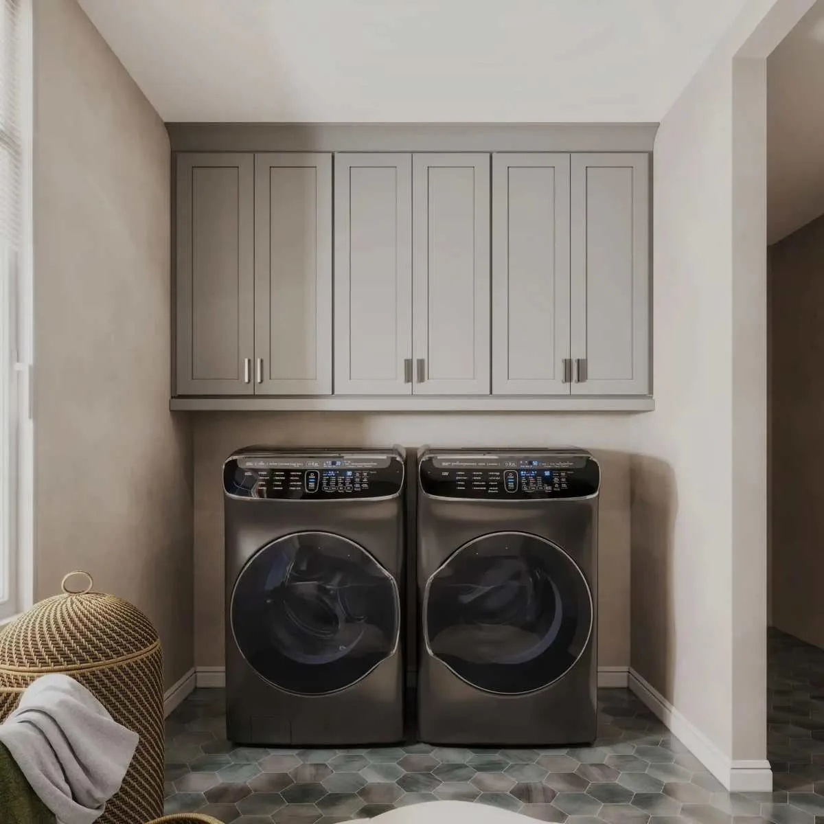 Laundry room cabinet project 13 in Toronto