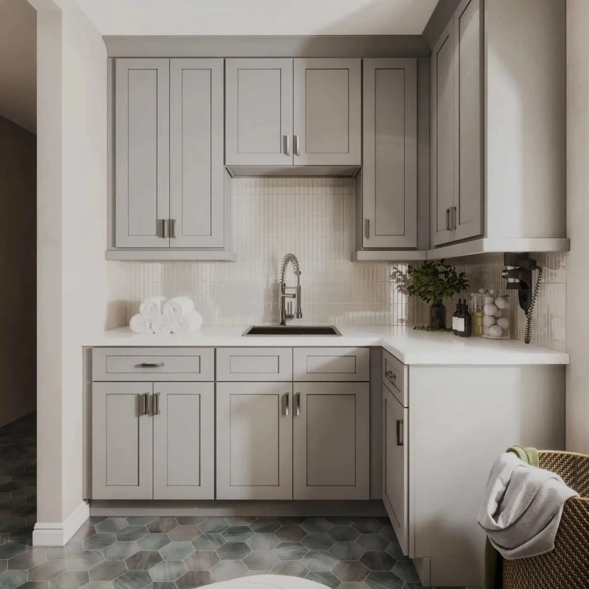 Laundry room cabinet project 14 in Toronto