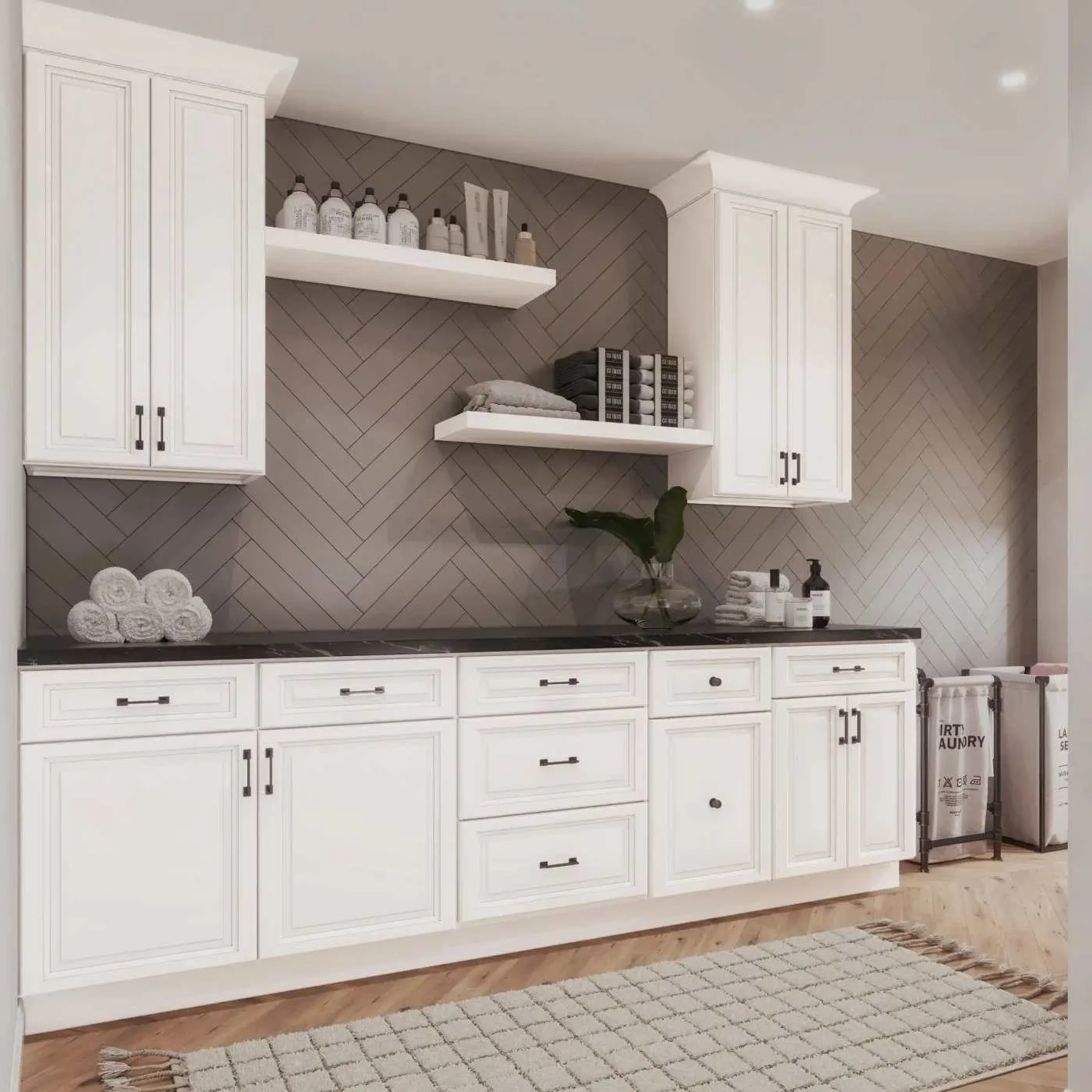 Laundry room cabinet project 4 in Toronto