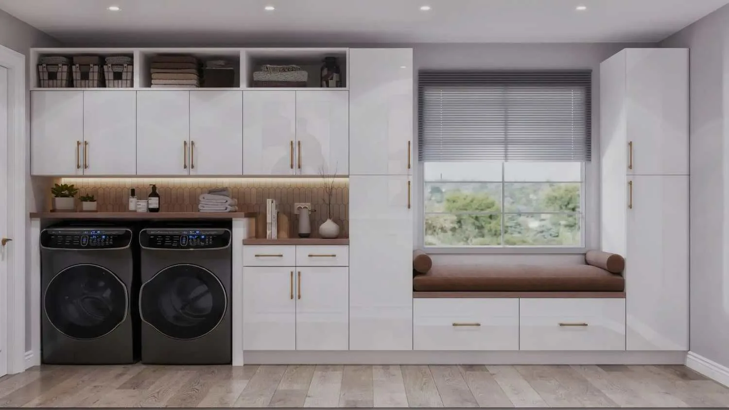 Laundry room cabinet project 5 in Toronto